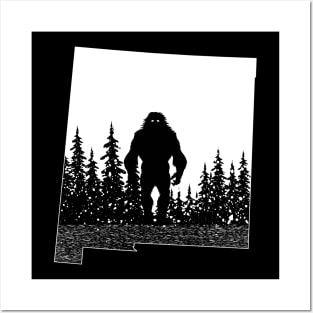 New Mexico Bigfoot Sasquatch Posters and Art